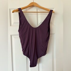 MAI Women's Purple One-Piece Bodysuit